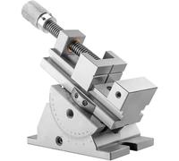 Étau Inclinable 3 Axes Haute Précision, Étau D'angle Pour Perceuse à Colonne De Type Berceau 2"/3"/4", Étau Plat En Acier à Outils Pour La Finition De Bijoux Ou De Pièces De Précision(Size:4In)