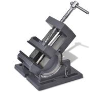 vidaXL Étau Inclinable Manuel pour Perceuse 110 mm Outils Serrage Atelier Bricolage