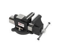 KS Tools Étau d'établi 914.0145 - 130 mm - mors parallèles - base tournante - acier