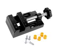 Étau miniature réglable en aluminium pour bijoutiers, horlogers et amateurs, capacité de 55 mm, outil d'atelier délicat pour les tâches délicates, étau miniature en alliage d'aluminium