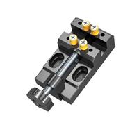 Étau miniature solide avec poignée ergonomique - Capacité de 25 kg - Idéal pour la fabrication de bijoux et les réparations à domicile - Pince portable pour une utilisation en extérieur