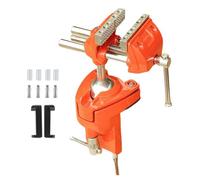 Étau multi-angle pour bancs de serrage durable en acier moulé avec base pivotante à 360 pour réparations à domicile, gravure, bancs de meulage