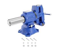 Étau multifonction rotatif 100 mm - 100 mm - Rotation à 360° - Professionnel - Multifonction - Pour mécaniciens et ingénieurs