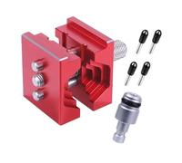 Étau portable en aluminium pour perceuse - Grande capacité de serrage - Idéal pour l'extérieur et l'assemblage électronique - Établi - Étau de travail du bois