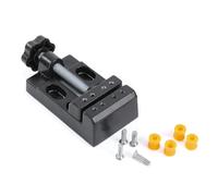 Étau portable réglable pour horlogers et amateurs - Outil en aluminium avec base stable - 55 mm