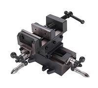 Étau pour perceuse industrielle, Étau de perceuse à colonne 3/4/5 pouces, étau composé XY robuste, glissière transversale monté sur établi, support d'étau avec composée(3inch)