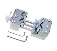 Étau réglable avec enclumes et base rotative pour façonner le métal et projets d'artisanat détaillés faits à la main en acier inoxydable