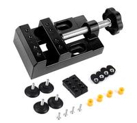 Étau réglable en aluminium pour bijoutiers, horlogers et amateurs, capacité de 55 mm, outil d'atelier délicat pour les tâches délicates, étau miniature en alliage d'aluminium, étau générique pour