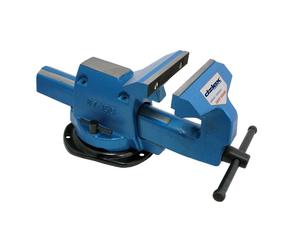 Etau réglable serre-tube base tourn. mors 105mm ouv. 130mm Dolex