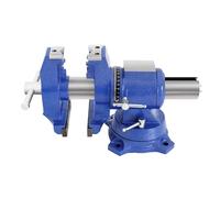 Étau rotatif à 360° en fonte ductile, ouverture de mâchoire réglable de 0 à 100 mm, étau parallèle pour le serrage, le meulage et la coupe