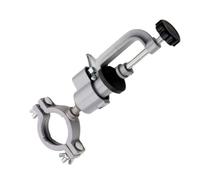 Étau rotatif robuste en acier renforcé pour sécuriser les objets irréguliers pendant les tâches de polissage. Étau d'atelier en acier robuste