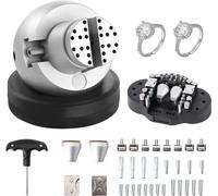 Etau sphérique VEVOR, outil de pose de gravure de 5 pouces, étau pour bloc de gravure pivotant à 360°, embout de 35 pièces, outils pour bloc de gravure de bijoux, bloc standard pour incrustation de pi