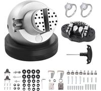 Etau sphérique VEVOR, outil de réglage de la gravure 5 pouces, étau pour bloc de gravure pivotant à 360°, accessoire de 69 pièces, outils pour bloc de gravure de bijoux, bloc standard pour incrustatio