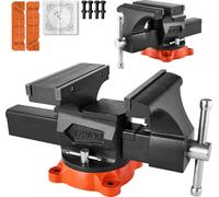 Etau VEVOR, largeur de mors 203 mm, ouverture de mors max. 203 mm, pied de blocage pivotant sur 360°, saillie 94 mm, fonte nodulaire