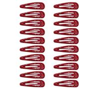 ETAWDE Épingles à cheveux avec étoiles rouges, épingles à cheveux, clip en bec de canard, pinces à cheveux simples, accessoires capillaires, cadeaux, lot de 20