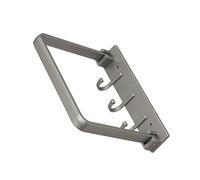 ETAWDE Étagère murale multifonction sans perçage pour lavabo de salle de bain en aluminium contemporain pour maisons modernes