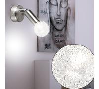 Spot mural éclairage spot mobile lampe nickel E14
