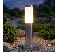 ETC-Shop Lampe Extérieure LED 9,5 W Acier IP44 Standleuchte Terrasse