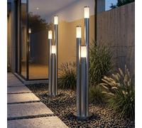 ETC-Shop Lampe Extérieure Wegeleuchte en Acier Inoxydable 170 cm 2er Set