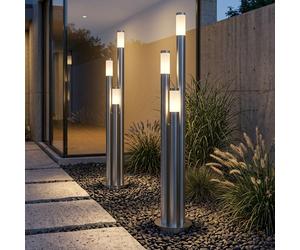 ETC-Shop Lampe Extérieure Wegeleuchte en Acier Inoxydable 170 cm 2er Set