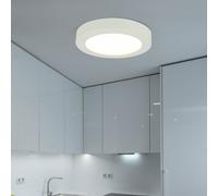 etc-shop Panneau LED Plafonnier Rond Blanc 22,6 cm 10-24 W