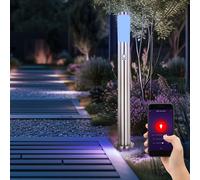ETC-Shop Smart Home RGB LED Extérieur Colonne Lampadaire E27 Dimmable