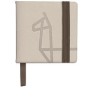 ETCHR Carnet de croquis miniature - Médias mixtes - 100 % coton - Reliure plate - Couverture rigide végétalienne - Couverture en cuir synthétique (5 x 5 cm)