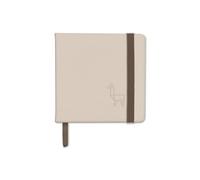 ETCHR Miniature Sketchbook - Mixed Media 100% Cotton Cold-Press Paper, Lay-Flat Binding, Hardbound Vegan-Friendly PU Leather Cover (3 x 3 Inch Square)