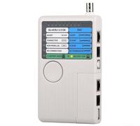 ETCS-RJ11 Testeur de câble réseau multifonction 4 en 1 pour câbles RJ45, RJ11, USB et BNC avec indicateurs LED et design portable