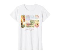 Été Aquarelle Fruits Amour - Nature Vergers Pêche T-Shirt