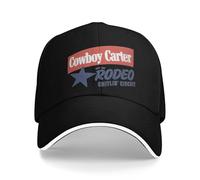 Été Beyoncé Cowboy Carter Ablum Casquette de Baseball Chasse Camping Ajusté Rétro Impression Soleil Hip Hop Chapeaux Unisexe Hommes Casquettes de Baseball Cool