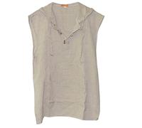 Été Chemise en Coton Yoga Débardeur pour Homme sans Manches Chemise avec Capuche