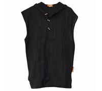 Été Chemise en Coton Yoga Débardeur pour Homme sans Manches Chemise avec Capuche