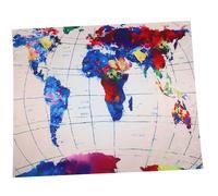 Été Colorful Portable Map Imprimé serviette de plage Tapestry pour la plage Utiliser le matériau de fibre de lait (1)