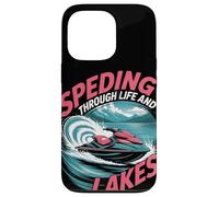 Été en Jet Ski à Travers la Vie et Les Lacs Coque pour iPhone 13 Pro