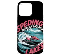 Été en Jet Ski à Travers la Vie et Les Lacs Coque pour iPhone 15 Pro Max