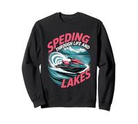Été en Jet Ski à Travers la Vie et Les Lacs Sweatshirt