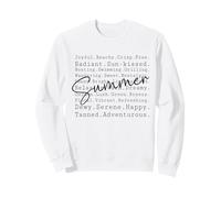 Été Esthétique Plage Vacances Vibes Soleil Sweatshirt