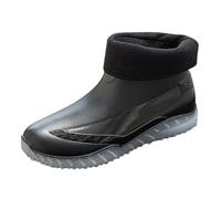 Été Homme Bottines Rouge Men's Spring Summer Autumn And Winter Short Sleeved Cotton Detachable And Washable Outdoor Fashion Student Work Fishing Non Slip Warm Rubber Chaussures De Football (Black, 39)