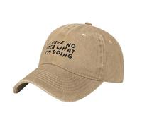 été, Je n’AI Aucune idée de ce Que Je Fais Casquette de Baseball Soleil Haute qualité Design lavé Hip hop Chapeaux Unisexe-Ados Casquettes Vintage