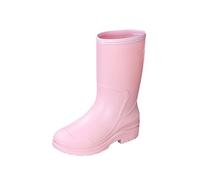 Été Sandale Short Rain Boots for Womens Ankle Rainboot Garden Boot Ladies Rubber Outside Work with Comfort Pantoufles pour Femmes Intérieur Et Extérieur Lavables (Pink, 40)