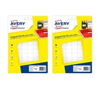 Avery ETE072 Etiquettes multi-usages blanches 16 x 22 mm - Boîte de 1152