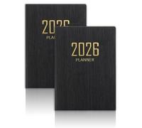 Eteamcan Lot de 2 agendas de poche 2026 format A7 - Semainier fin - Format A7