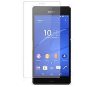 etec24® Film de protection d'écran en véritable verre blindé rigide haut de gamme 0,3 mm Sony Z3 Compact Hartglas transparent