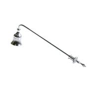 Éteigneuse - Bougeoirs en métal de 20 cm, outil décoratif pour éteindre, éteindre les bougies avec design de cloche | Safe Wick Flame Out Home Anniversaire salle de bain maison cérémonie de