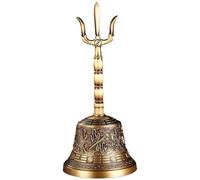 Éteignoir à bougie doré en laiton, design huit immortels, ensemble de mèches trident, outil décoratif pour la maison ou un usage religieux