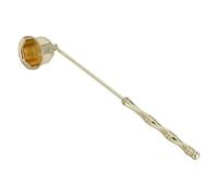 Éteignoir à Bougie Manche Long Ergonomique Vintage, en Acier Inoxydable | Forme Cloche, Usage Rapide sans Éclaboussures, pour Bougies en Pot Parfum, Spa Maison