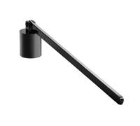 Éteignoir à bougie vintage en acier inoxydable, bouchon de bougie élégant - Accessoire rustique noir pour éteindre les bougies pour la décoration de la maison, accessoires décoratifs pour