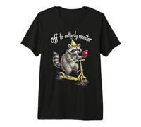 Éteindre pour surveiller activement Le Graphique du Jour du Test drôle du Professeur de Raton Laveur T-Shirt Haut de Gamme