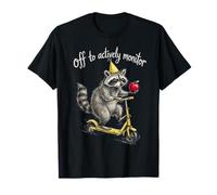 Éteindre pour surveiller activement Le Graphique du Jour du Test drôle du Professeur de Raton Laveur T-Shirt